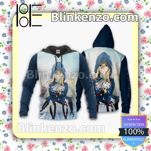 Violet Evergarden Anime Personalized T-shirt, Hoodie, Long Sleeve, Bomber Jacket b