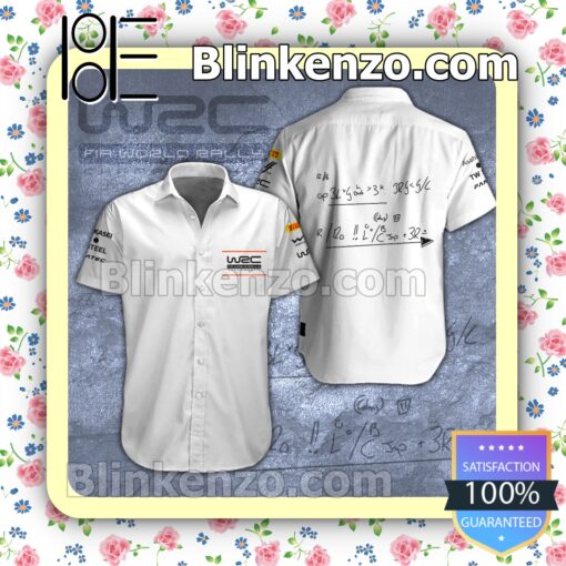 W2C FIA World Rally Championship Pirelli Fanatec Summer Hawaiian Shirt a