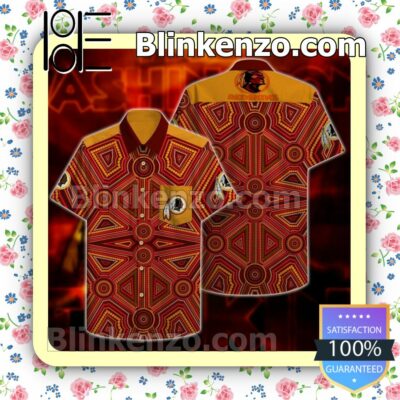 Washington Redskins Australian Aboriginal Art Summer Shirt