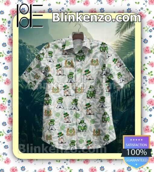 Westie Four-leaf Clover Summer Shirt