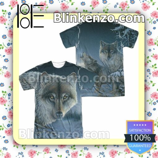 Wild Wings Midnight Wolves Gift T-Shirts
