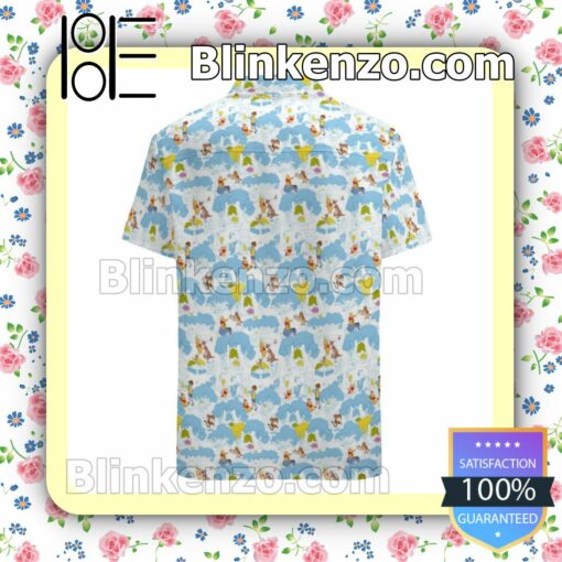 Winnie Pooh At The Honey Tree Summer Hawaiian Shirt, Mens Shorts a