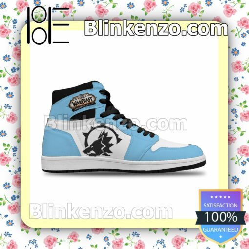 World Of Warcraft The Frostwolf Team Air Jordan 1 Mid Shoes a