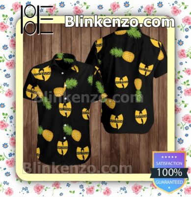 Wu Tang Pineapple Black Summer Shirt