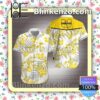 Wu Tang Yellow Tropical Floral White Summer Shirt