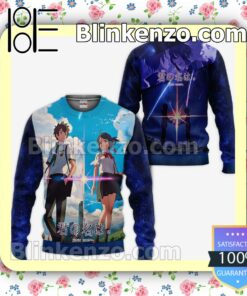 Your Name Anime Kimi no Na wa Personalized T-shirt, Hoodie, Long Sleeve, Bomber Jacket a
