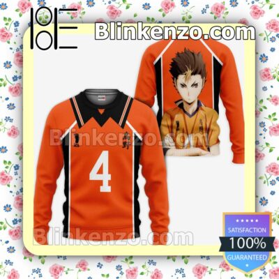 Yu Nishinoya Karasuno Haikyuu Anime Costume Personalized T-shirt, Hoodie, Long Sleeve, Bomber Jacket a