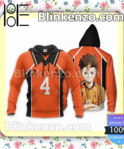 Yu Nishinoya Karasuno Haikyuu Anime Costume Personalized T-shirt, Hoodie, Long Sleeve, Bomber Jacket c
