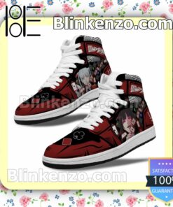 Yumeko Jabami Custom Kakegurui Anime Air Jordan 1 Mid Shoes