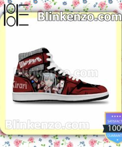 Yumeko Jabami Custom Kakegurui Anime Air Jordan 1 Mid Shoes b