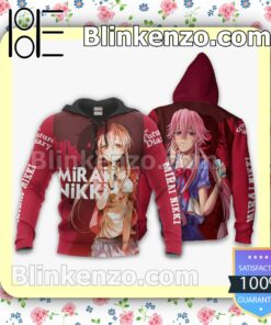 Yuno Gasai Future Diary Mirai Nikki Anime Personalized T-shirt, Hoodie, Long Sleeve, Bomber Jacket b