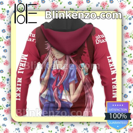 Yuno Gasai Future Diary Mirai Nikki Anime Personalized T-shirt, Hoodie, Long Sleeve, Bomber Jacket x
