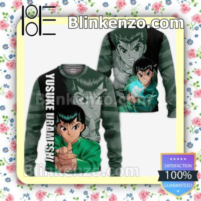 Yusuke Urameshi Yu Yu Hakusho Anime Personalized T-shirt, Hoodie, Long Sleeve, Bomber Jacket a