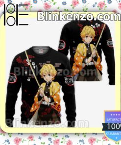 Zenitsu Demon Slayer Anime Japan Style Personalized T-shirt, Hoodie, Long Sleeve, Bomber Jacket a