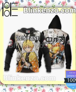 Zenitsu Demon Slayer Anime Manga Personalized T-shirt, Hoodie, Long Sleeve, Bomber Jacket b