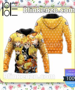 Zenitsu Demon Slayers Costume Anime Personalized T-shirt, Hoodie, Long Sleeve, Bomber Jacket