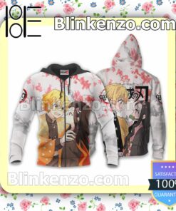 Zenitsu and Nezuko Demon Slayer Anime Personalized T-shirt, Hoodie, Long Sleeve, Bomber Jacket