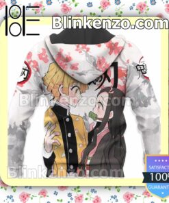 Zenitsu and Nezuko Demon Slayer Anime Personalized T-shirt, Hoodie, Long Sleeve, Bomber Jacket x