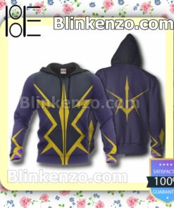 Zero Lelouch Uniform Code Geass Lelouch of the Rebellion Anime Personalized T-shirt, Hoodie, Long Sleeve, Bomber Jacket