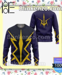 Zero Lelouch Uniform Code Geass Lelouch of the Rebellion Anime Personalized T-shirt, Hoodie, Long Sleeve, Bomber Jacket a