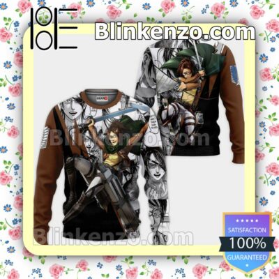 Zoe Hange Attack On Titan Anime Manga Personalized T-shirt, Hoodie, Long Sleeve, Bomber Jacket a