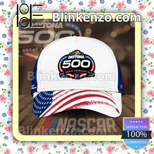 2022 Daytona 500 The Great American Race American Flag Baseball Caps Gift For Boyfriend