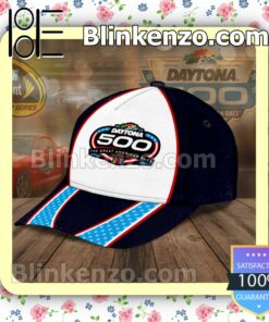 2022 Daytona 500 The Great American Race Black And White Baseball Caps Gift For Boyfriend b