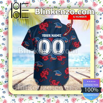 AFL Adelaide Crows Personalized Summer Beach Shirt b