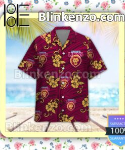 AFL Brisbane Lions Personalized Summer Beach Shirt a