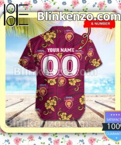 AFL Brisbane Lions Personalized Summer Beach Shirt b