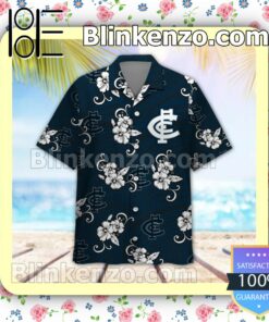 AFL Carlton Blues Personalized Summer Beach Shirt a