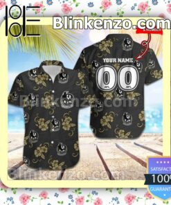 AFL Collingwood Magpies Personalized Summer Beach Shirt