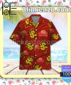 AFL Gold Coast Suns Personalized Summer Beach Shirt a