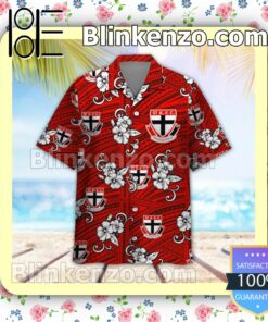 AFL St Kilda Saints Personalized Summer Beach Shirt a