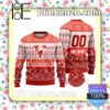 AFL Sydney Swans Custom Name Number Knit Ugly Christmas Sweater