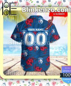 AFL Western Bulldogs Personalized Summer Beach Shirt b