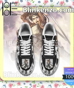 AOT Eren Attack On Titan Anime Mixed Manga Nike Air Force Sneakers a