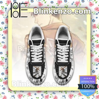 AOT Jean Attack On Titan Anime Mixed Manga Nike Air Force Sneakers a