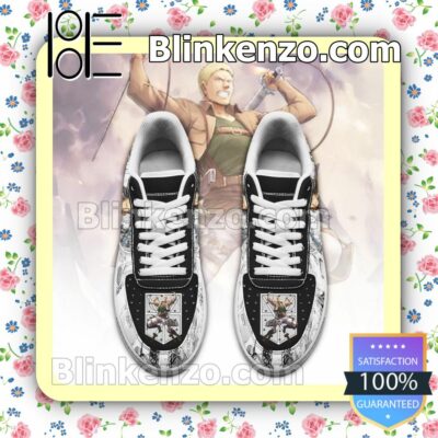 AOT Reiner Attack On Titan Anime Manga Nike Air Force Sneakers a