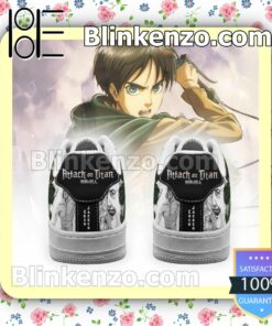 AOT Scout Eren Attack On Titan Anime Mixed Manga Nike Air Force Sneakers b