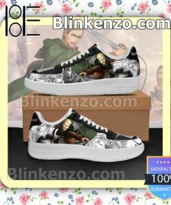 AOT Scout Erwin Attack On Titan Anime Mixed Manga Nike Air Force Sneakers