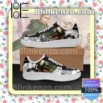 AOT Scout Erwin Attack On Titan Anime Mixed Manga Nike Air Force Sneakers