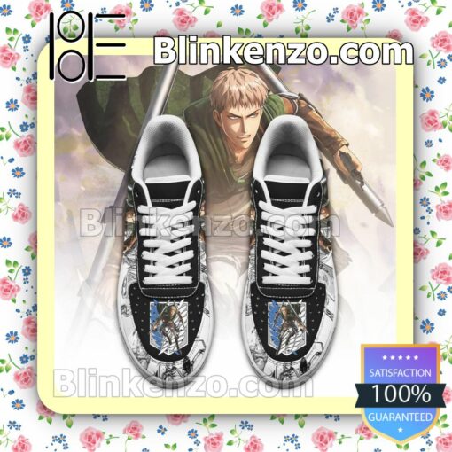 AOT Scout Jean Attack On Titan Anime Mixed Manga Nike Air Force Sneakers a