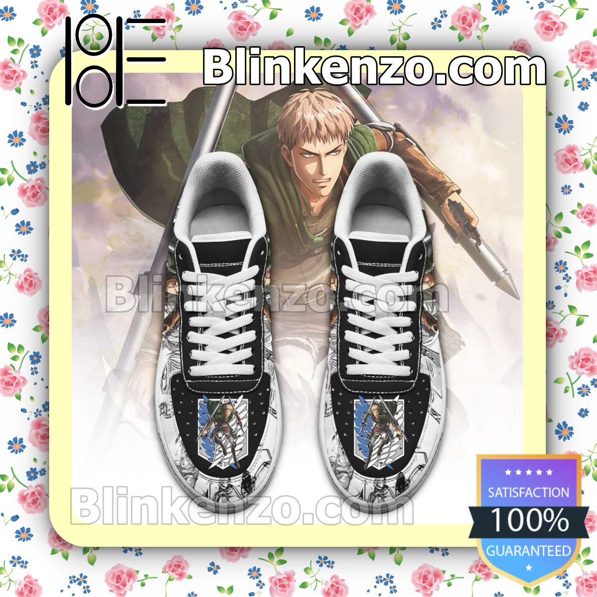 Near me AOT Scout Jean Attack On Titan Anime Mixed Manga Nike Air Force Sneakers