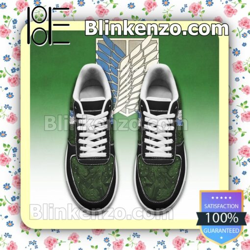 AOT Scout Regiment Attack On Titan Anime Nike Air Force Sneakers a