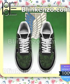 AOT Scout Regiment Slogan Attack On Titan Anime Nike Air Force Sneakers a