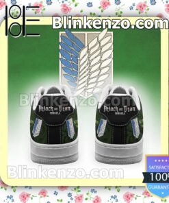 AOT Scout Regiment Slogan Attack On Titan Anime Nike Air Force Sneakers b