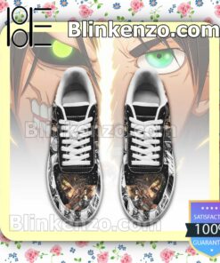 AOT Titan Eren Attack On Titan Anime Manga Nike Air Force Sneakers a
