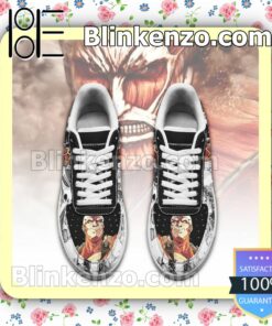 AOT Titan Giant Attack On Titan Anime Manga Nike Air Force Sneakers a