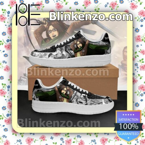 AOT Zoe Hange Attack On Titan Anime Manga Nike Air Force Sneakers